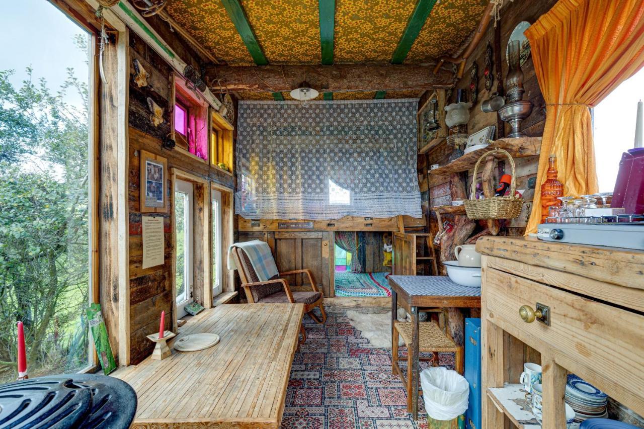 2X Double Bed - Glamping Wagon Dalby Forest Скарборо Екстер'єр фото